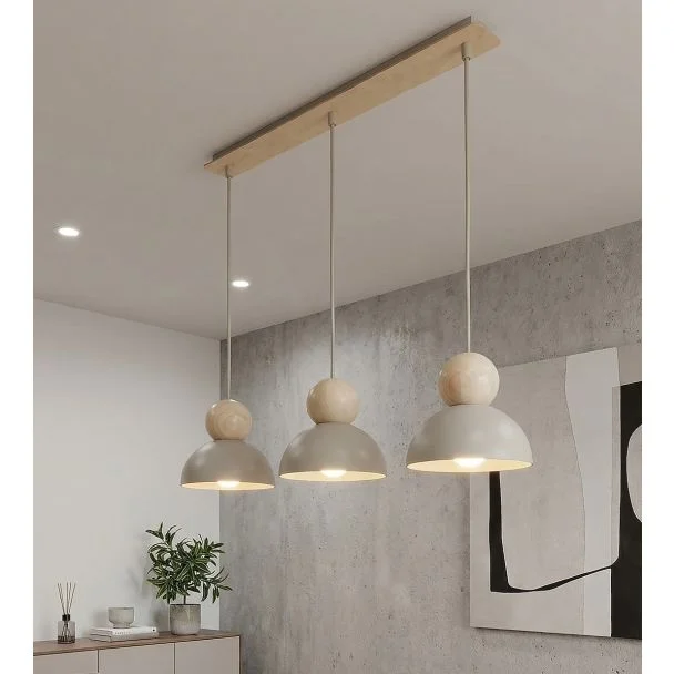 EMIBIG 1678/3 KAKI 3 MOKKA LAMPA WISZĄCA