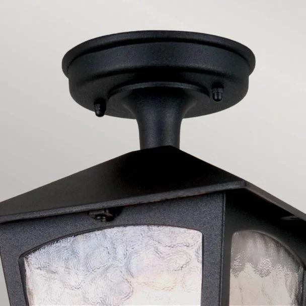 ELSTEAD YORK BL6A BLACK Porch Lantern