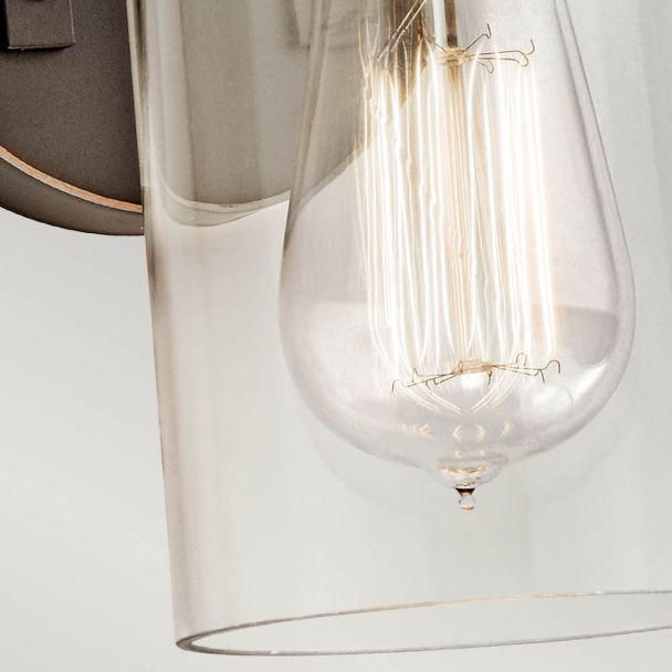 ELSTEAD Brinley KL-BRINLEY1-OZ 1 Light Wall Light - Olde Bronze