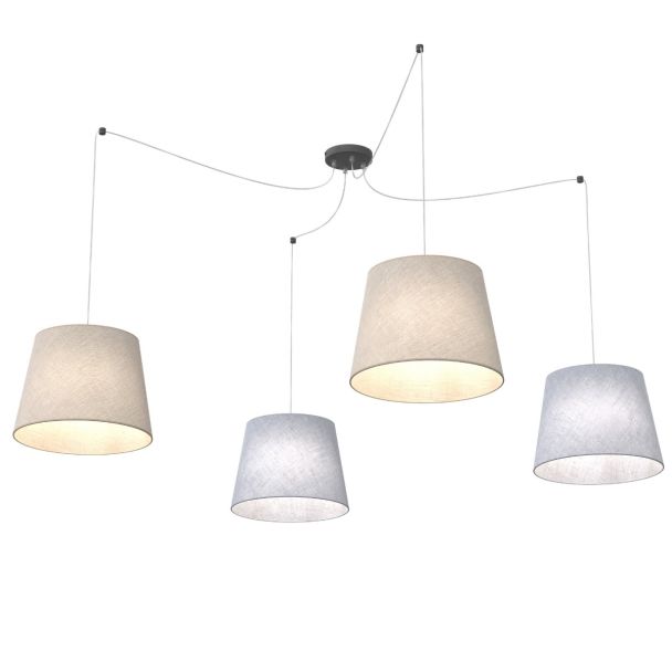 EMIBIG 1425/4 ASCOT 4 MIX lampa wisząca