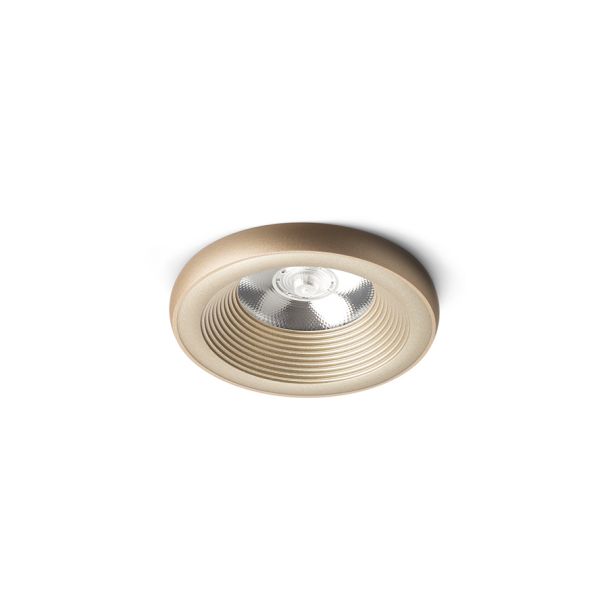 RENDL R13229 SHARM PLUS wpuszczana perłowo-złota 230V LED 10W 24° 3000K