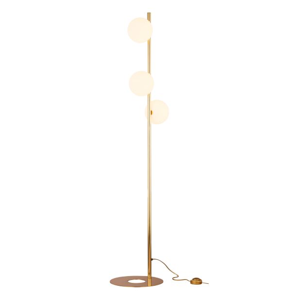 JUPITER FEME nowoczesna lampa podłogowa 3-punktowa biały klosz 1934