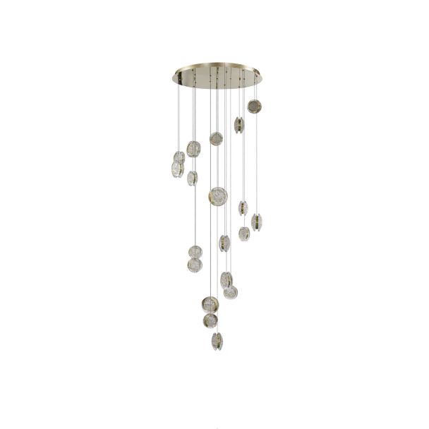 AZZARDO AZ6740 EUFORIA LAMPA WISZĄCA ROUND 19 3-STEP DIMM GO