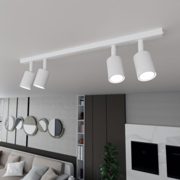EMIBIG 1313/4 LAMPA SUFITOWA FLASH 4 WHITE