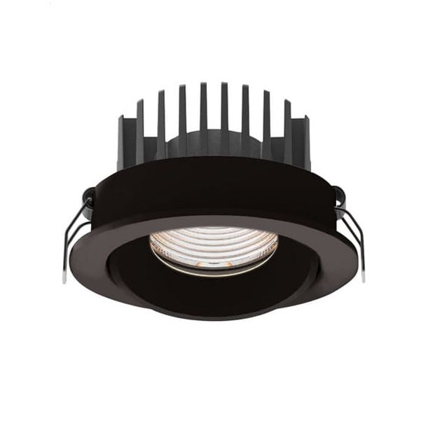 Maxlight H0095 4000K Oprawa Wpustowa Cyklop Czarna IP65