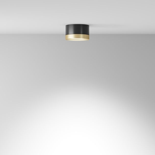 MAYTONI C086CL-GX53-SRD-BG Hoop lampa sufitowa czarny,złoty