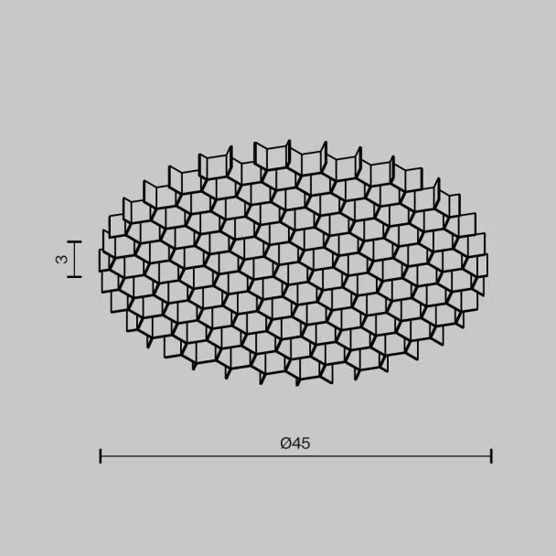 MAYTONI Filtry przeciwśnieżne HoneyComb ⌀45мм