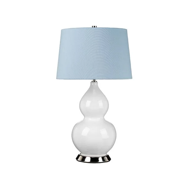 ELSTEAD ISLA-PN-TL-BLUE Lampa stołowa Isla - 1 PŁ - Polerowany nikiel