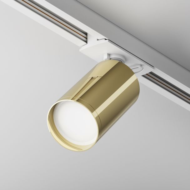 MAYTONI TR020-1-U-GU10-WG Focus S Track Lighting biały,złoty