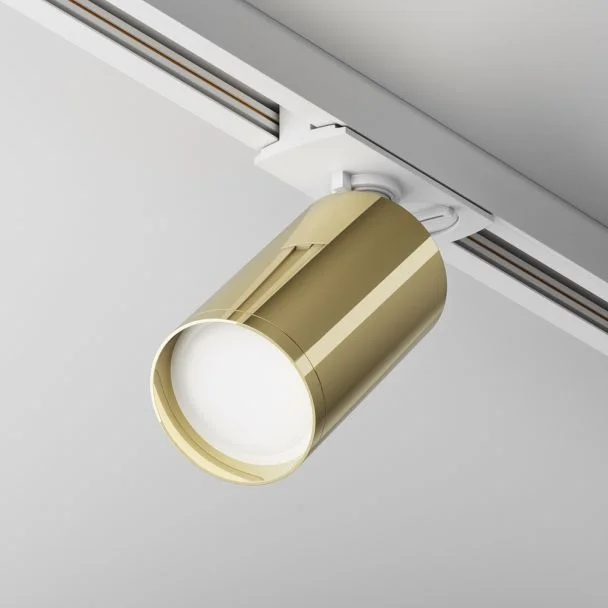 MAYTONI TR020-1-U-GU10-WG Focus S Track Lighting biały,złoty