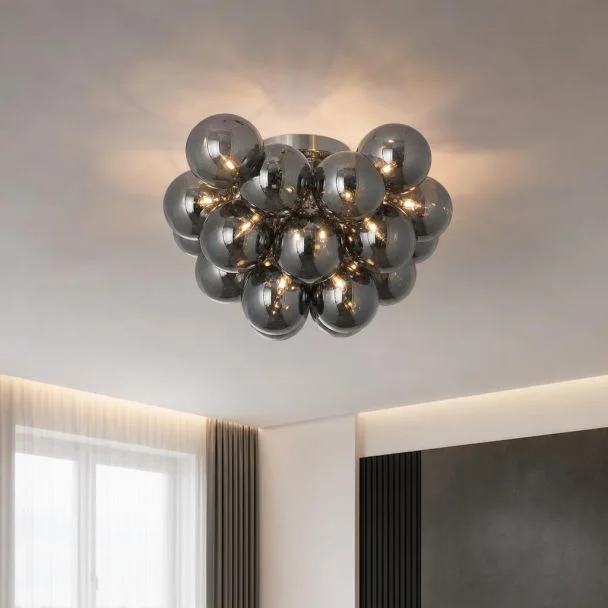 WYPRZEDAŻ MAYTONI MOD112CL-08N Modern Balbo Ceiling Lamp Nickel — wizualizacja aranżacji AI