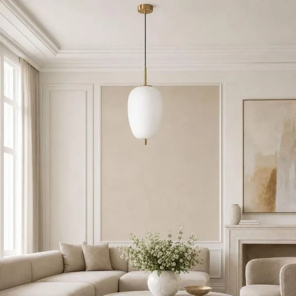 IDEAL LUX 314945 UMILE lampa wisząca — wizualizacja aranżacji AI