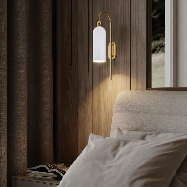 Light Prestige Piega kinkiet biały