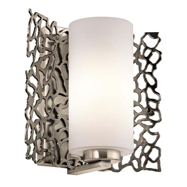 ELSTEAD KL-SILVER-CORAL1 Kinkiet Silver Coral - 1 PŁ