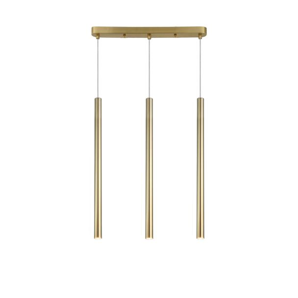 LIGHT PRESTIGE Lampa wisząca Lungo 3xG9 złota LP-894/3L GD