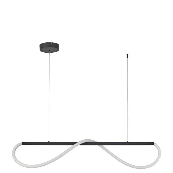 LIGHT PRESTIGE Lampa wisząca Meleca S 1xLED LP-2345/1P S BK