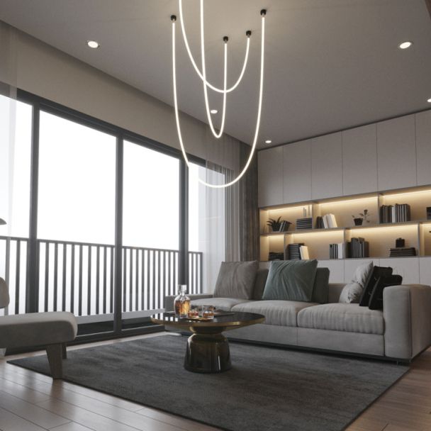 Light Prestige LP-642/2M Smart Lampa wisząca Rope Light 2 m biała Tuya Smart LED CCT