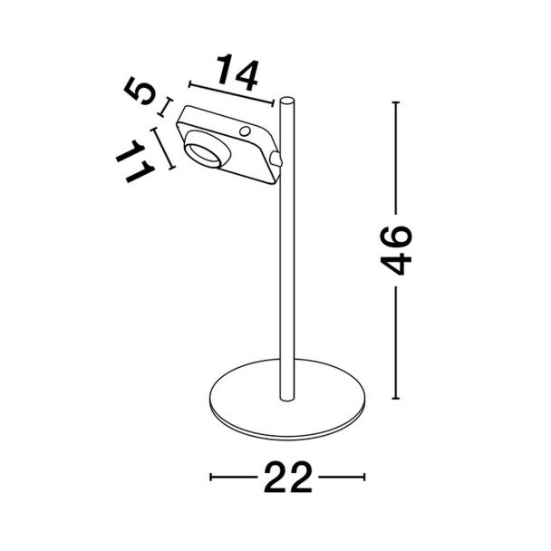LUCES EXCLUSIVAS LAMPA STOŁOWA PARINAS LE44504