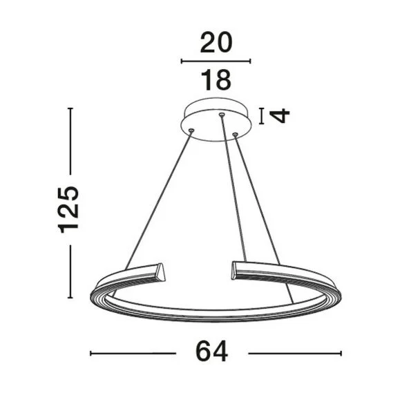 LUCES EXCLUSIVAS LAMPA WISZĄCA ORINOCO LE44530