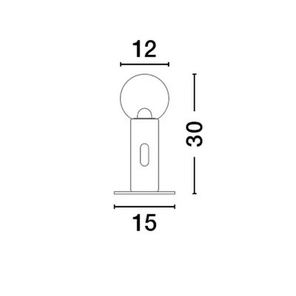 LUCES EXCLUSIVAS LAMPA STOŁOWA BARBARA LE44552