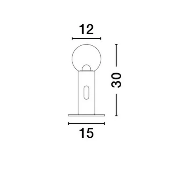 LUCES EXCLUSIVAS LAMPA STOŁOWA BARBARA LE44552