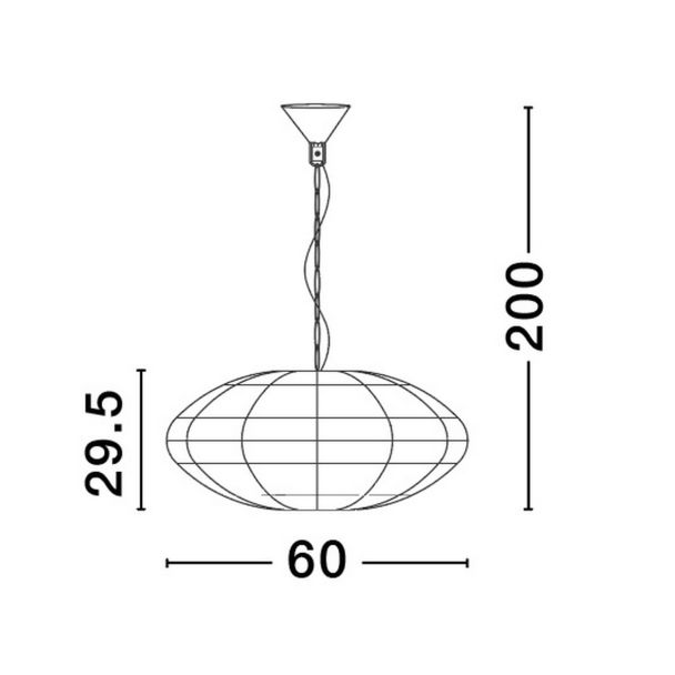 LUCES EXCLUSIVAS LAMPA WISZĄCA GUARDIA LE44580