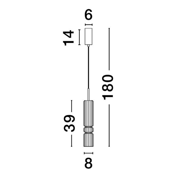 LUCES EXCLUSIVAS LAMPA WISZĄCA MONTERO LE44590