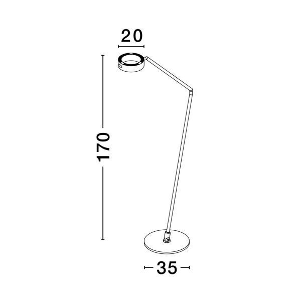 LUCES EXCLUSIVAS LAMPA PODŁOGOWA ALMAY LE44609