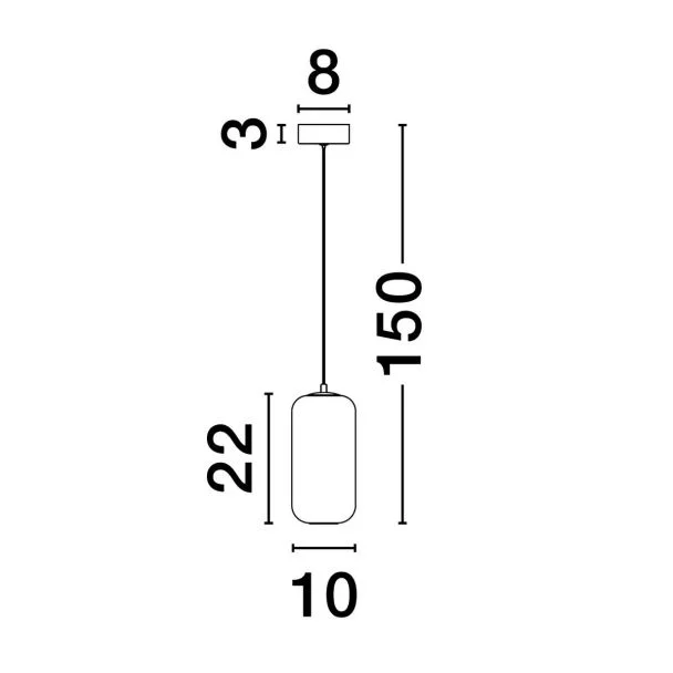 LUCES EXCLUSIVAS LAMPA WISZĄCA ANUCO LE44611