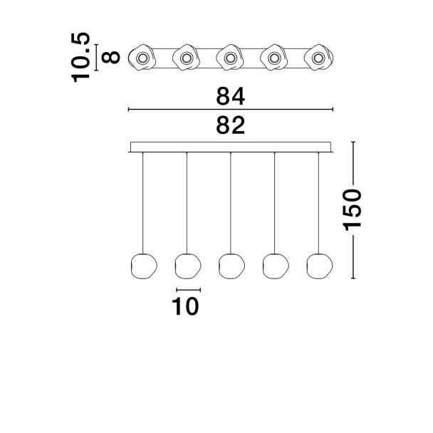 LUCES EXCLUSIVAS LAMPA WISZĄCA CHEPEN LE44644