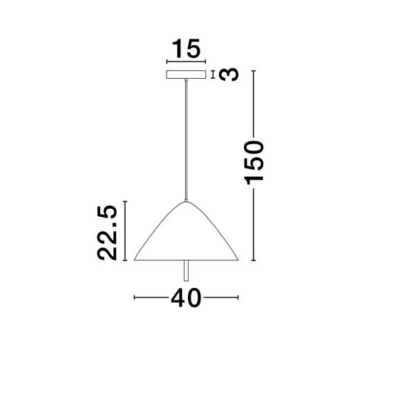 LUCES EXCLUSIVAS LAMPA WISZĄCA CARAPARI LE44654