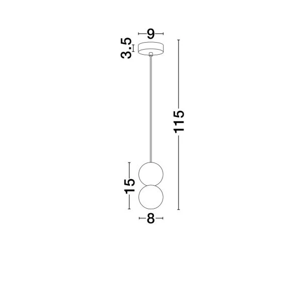 LUCES EXCLUSIVAS LAMPA WISZĄCA IBAGUE LE44660