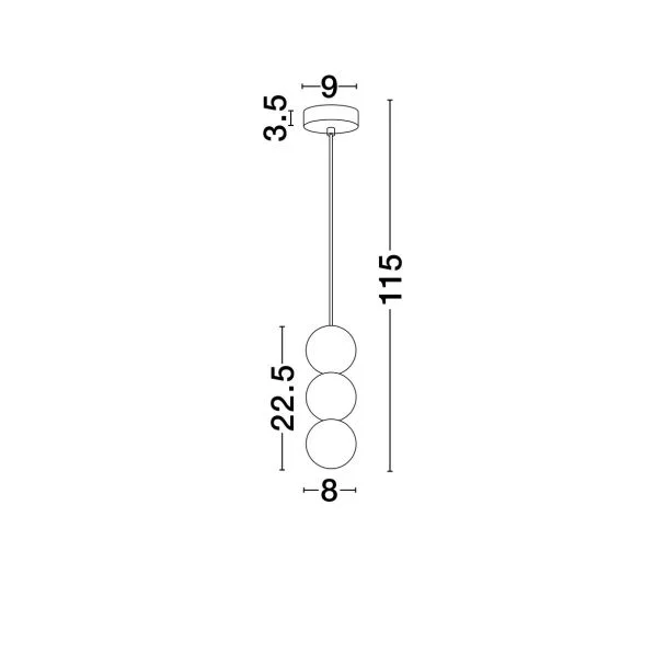 LUCES EXCLUSIVAS LAMPA WISZĄCA IBAGUE LE44663