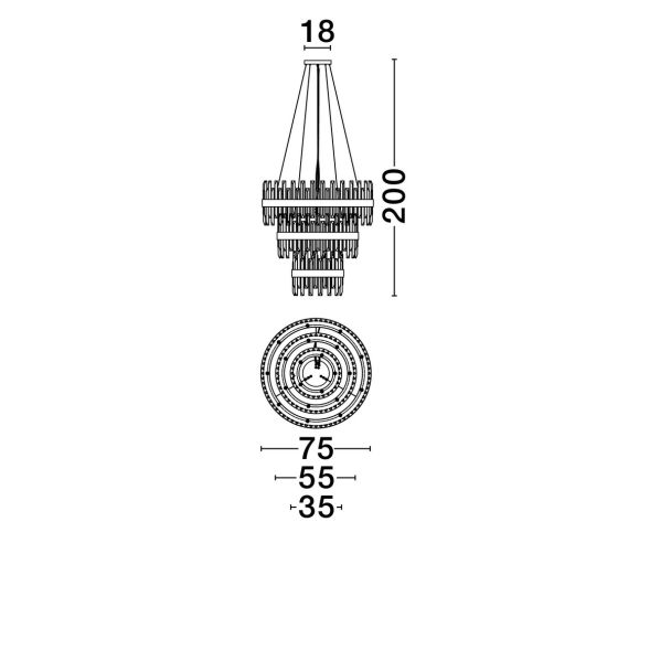 LUCES EXCLUSIVAS LAMPA WISZĄCA CHOLULA LE44723