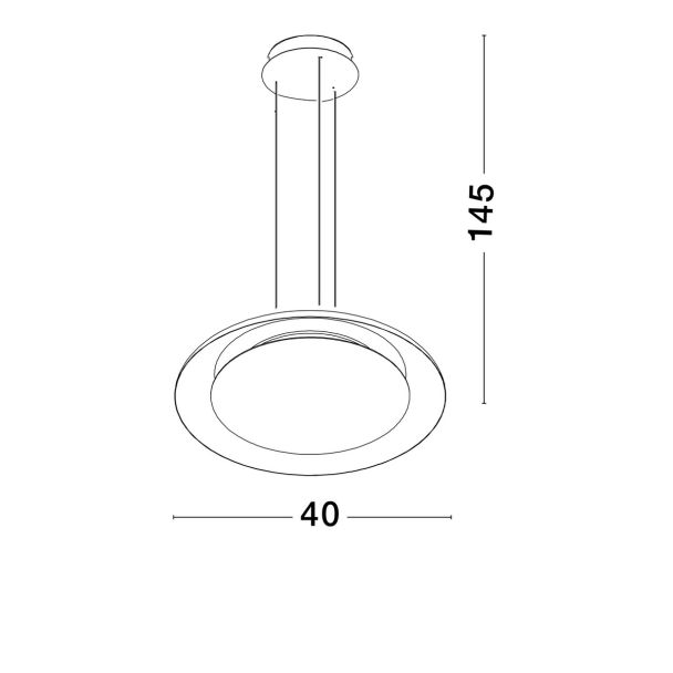 LUCES EXCLUSIVAS LAMPA WISZĄCA CAPINOTA LE44797