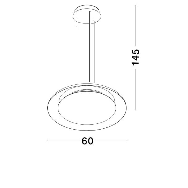 LUCES EXCLUSIVAS LAMPA WISZĄCA CAPINOTA LE44798
