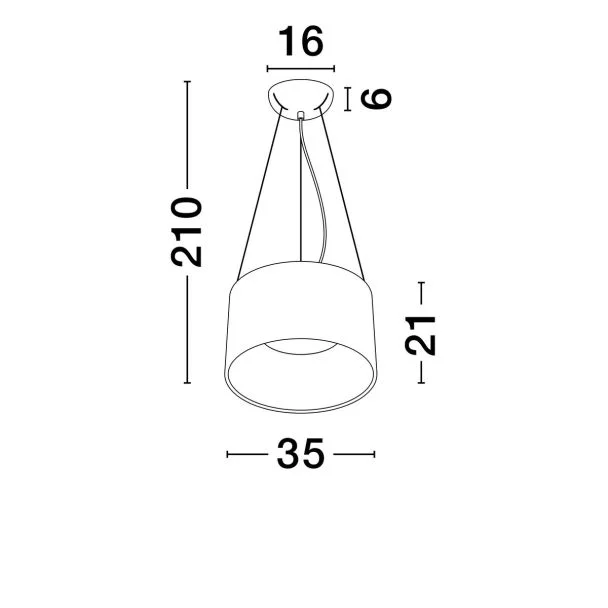 LUCES EXCLUSIVAS LAMPA WISZĄCA CAMPANERO LE44807