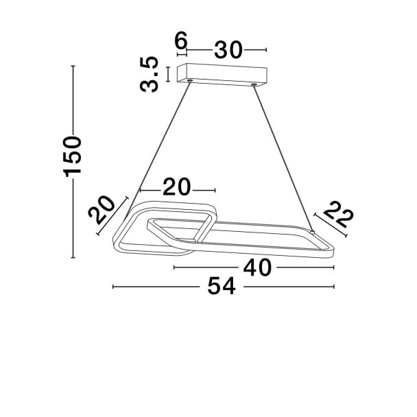 LUCES EXCLUSIVAS LAMPA WISZĄCA CHULUMANI LE44826