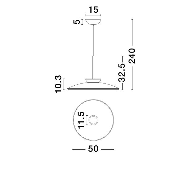 LUCES EXCLUSIVAS LAMPA WISZĄCA HUANUCO LE44839