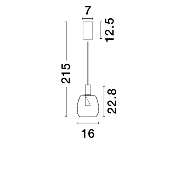 LUCES EXCLUSIVAS LAMPA WISZĄCA IQUITOS LE44845