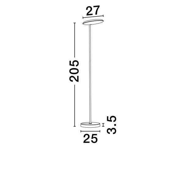 LUCES EXCLUSIVAS LAMPA PODŁOGOWA TRUNCADO LE44950