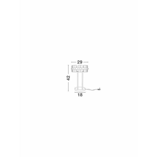 LUCES EXCLUSIVAS BRIOLVO LE45103 lampa stołowa