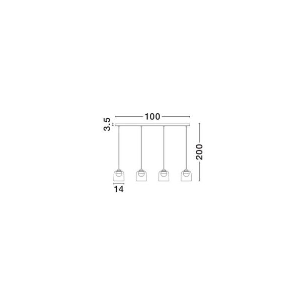 LUCES EXCLUSIVAS TAVENCO LE45212 lampa wisząca