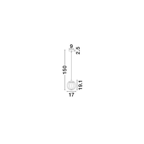 LUCES EXCLUSIVAS CELONDA LE45218 lampa wisząca