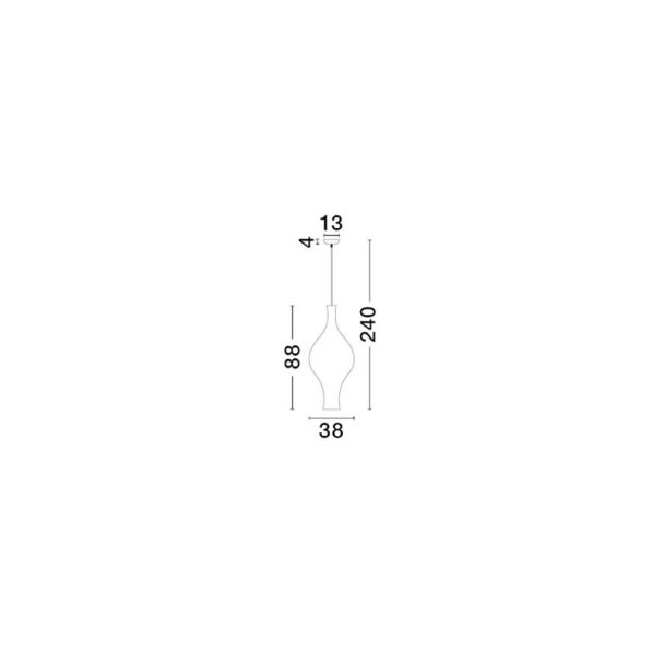 LUCES EXCLUSIVAS NERELDO LE45309 lampa wisząca