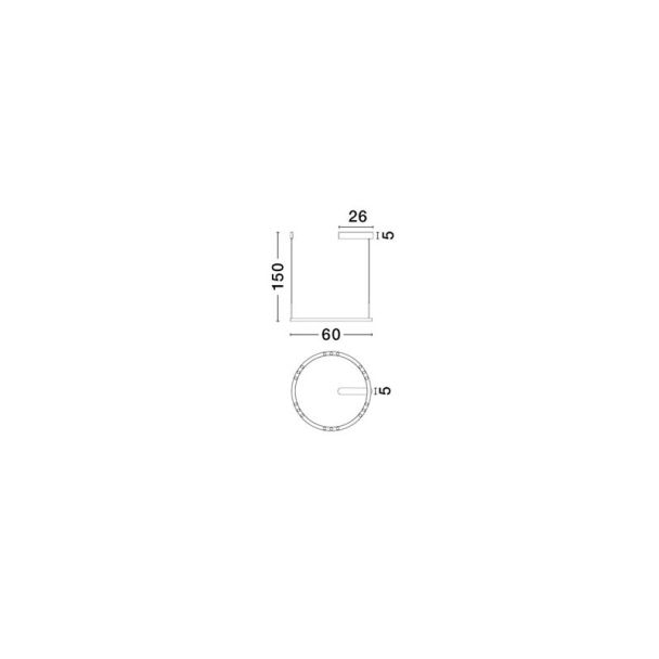 LUCES EXCLUSIVAS CARENSO LE45406 lampa wisząca