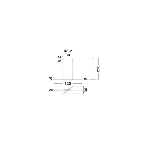 LUCES EXCLUSIVAS MALERTA LE45418 lampa wisząca