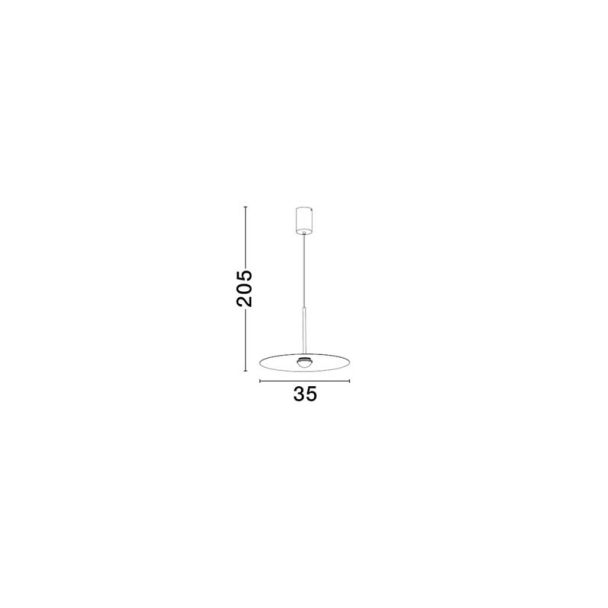 LUCES EXCLUSIVAS JONTILA LE45436 lampa wisząca