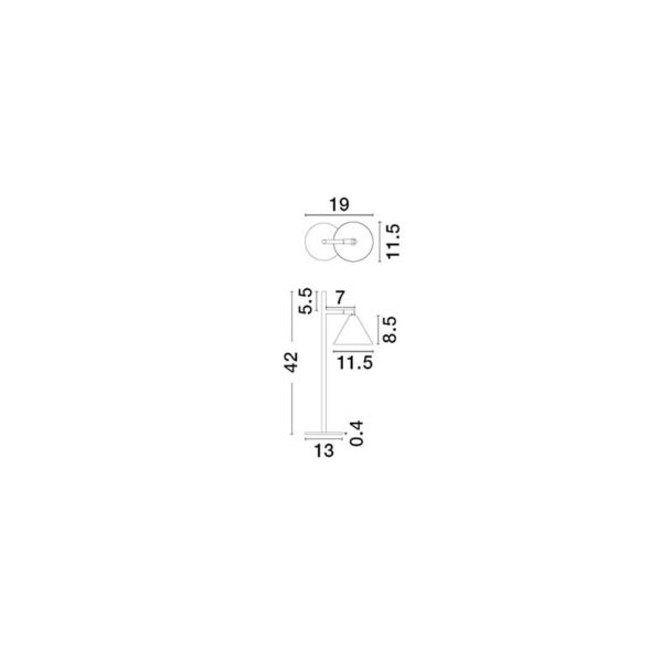 LUCES EXCLUSIVAS SALVADO LE45594 lampa stołowa