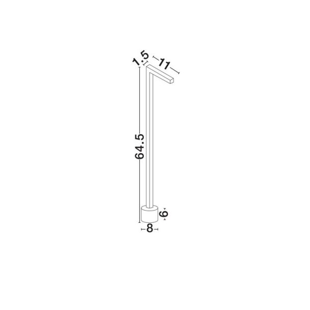LUCES EXCLUSIVAS BERENDA LE75140 lampa zewnętrzna stojąca